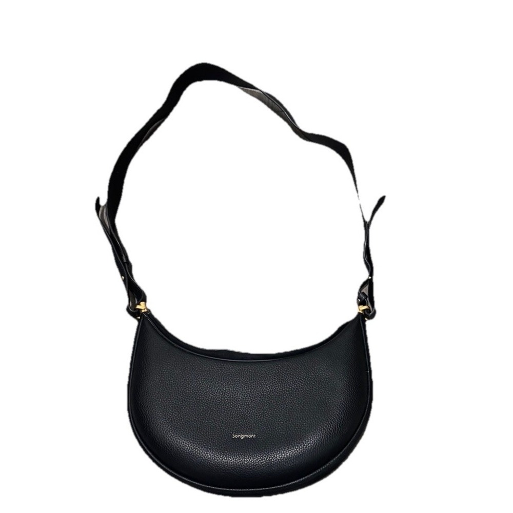Songmont Luna Bag Black Onyx Interchangeable Handles- Short Or Long